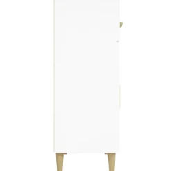 Senkki 69,5x34x89 cm tekninen puu betoninharmaa