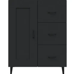 Senkki 5 69,5x34x90 cm tekninen puu musta