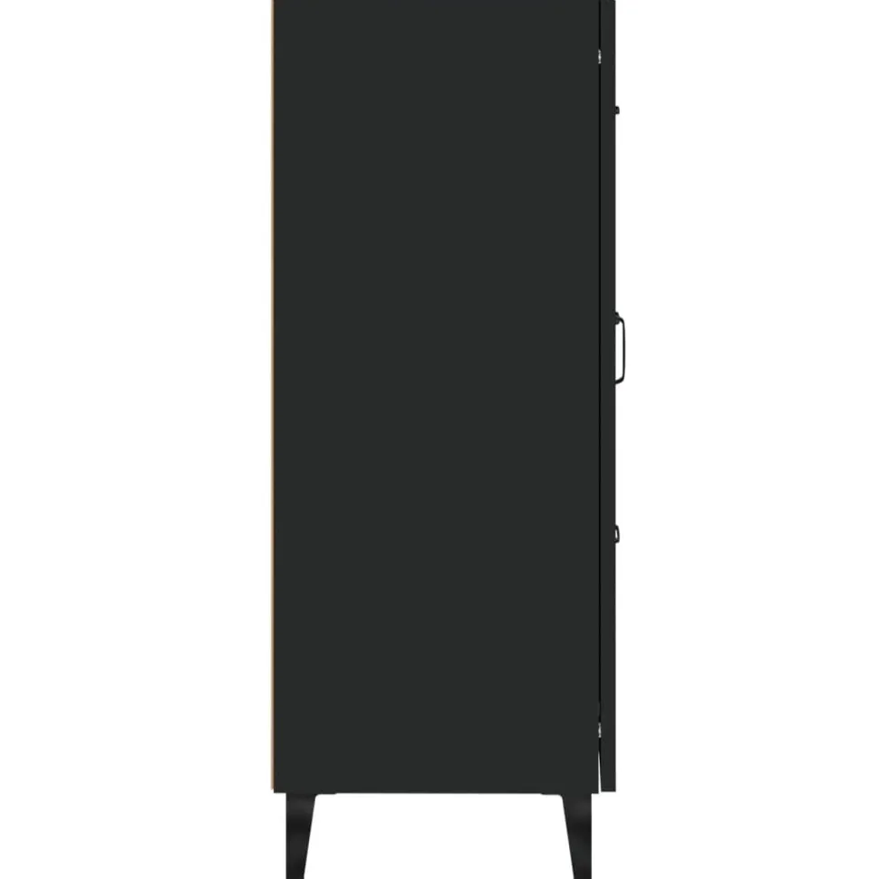 Senkki 5 69,5x34x90 cm tekninen puu musta