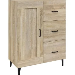 Senkki 5 69,5x34x90 cm tekninen puu musta