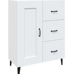 Senkki 5 69,5x34x90 cm tekninen puu musta