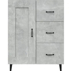 Senkki 5 69,5x34x90 cm tekninen puu musta