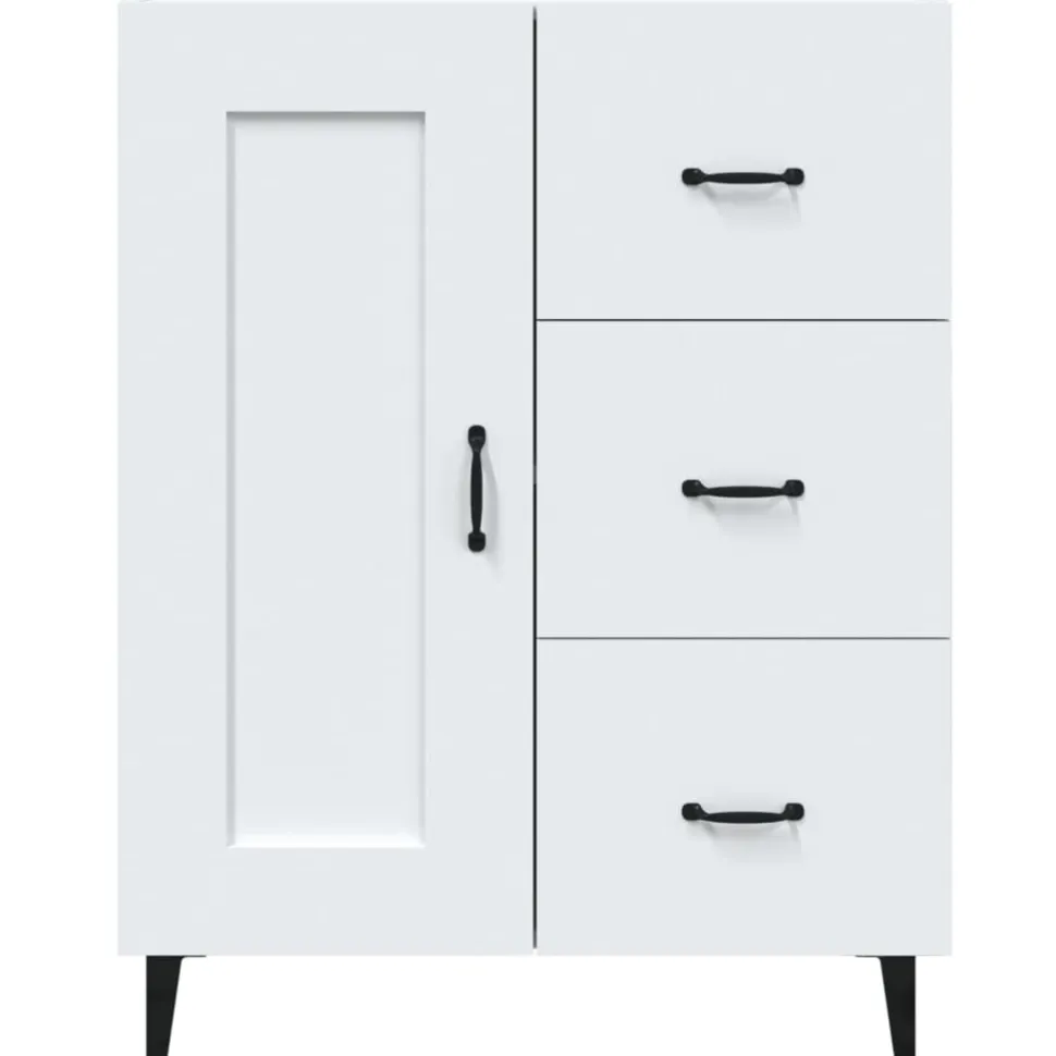 Senkki 5 69,5x34x90 cm tekninen puu musta