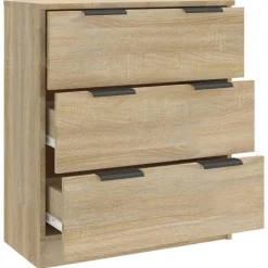 Senkki 2 60x30x70 cm tekninen puu tammi
