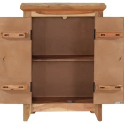 Senkki 55x33x75 cm täysi akasia ja kierrätetty puu (51601)