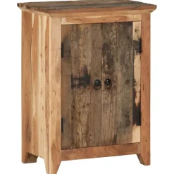Senkki 55x33x75 cm täysi akasia ja kierrätetty puu (51601)