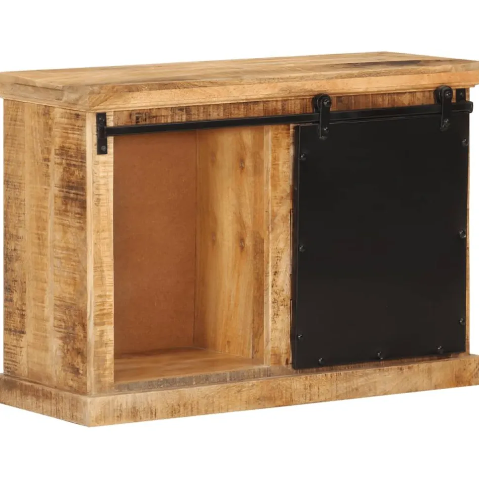 Senkki 80x30x55 cm täysi karkea mangopuu (55844)