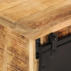 Senkki 80x30x55 cm täysi karkea mangopuu (55844)