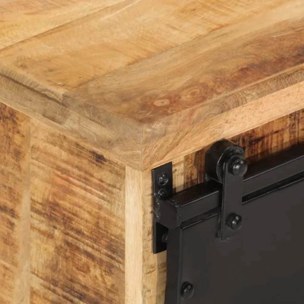Senkki 80x30x55 cm täysi karkea mangopuu (55844)