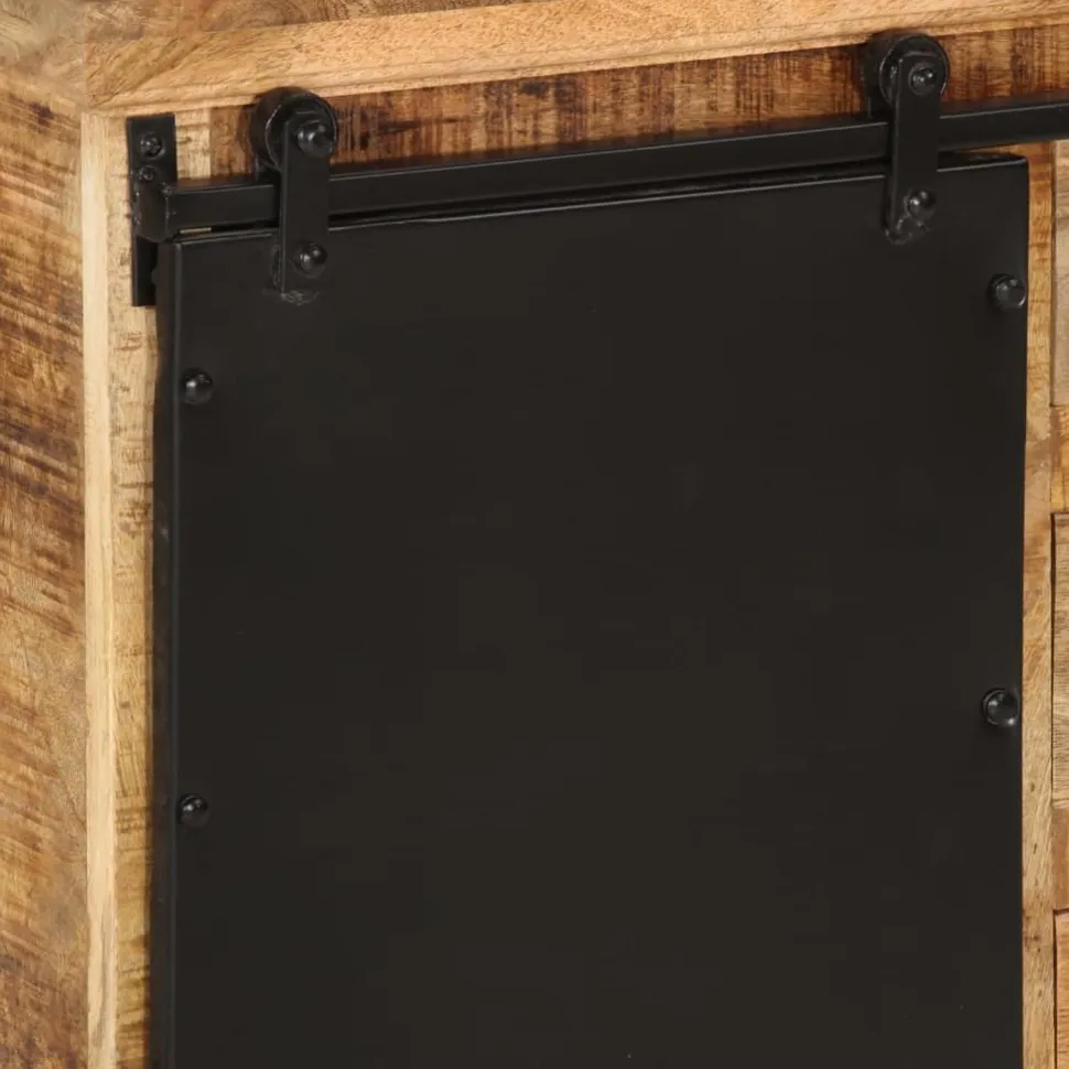 Senkki 80x30x55 cm täysi karkea mangopuu (55844)