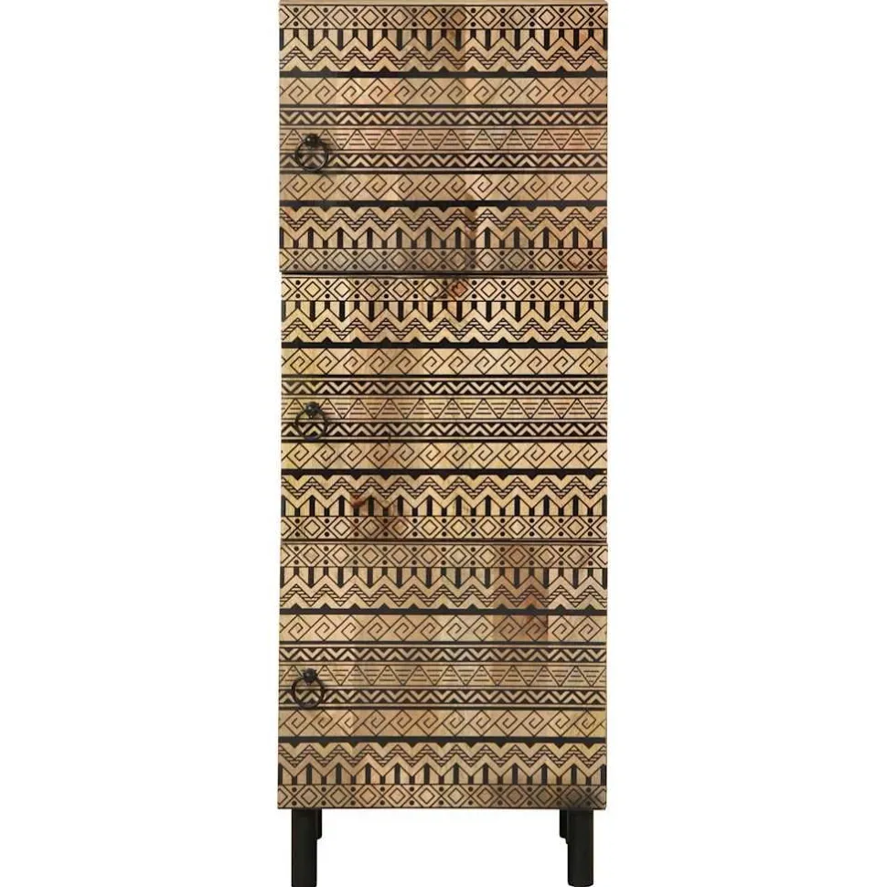 Senkki 40x33,5x110 cm täysi karkea mangopuu (18657)