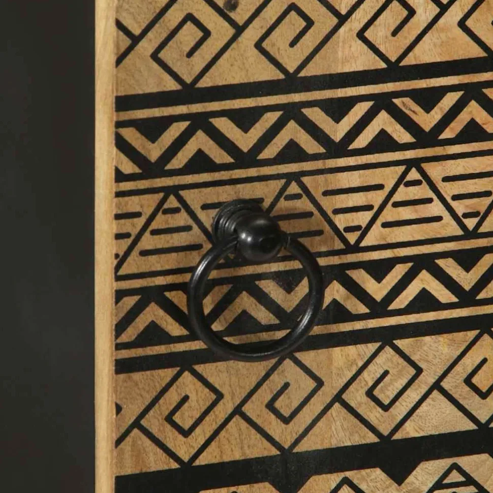 Senkki 40x33,5x110 cm täysi karkea mangopuu (18657)
