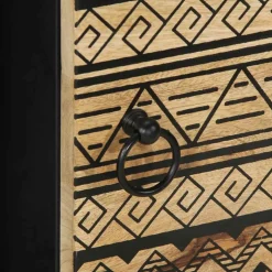 Senkki 80x33,5x75 cm täysi karkea mangopuu (18655)