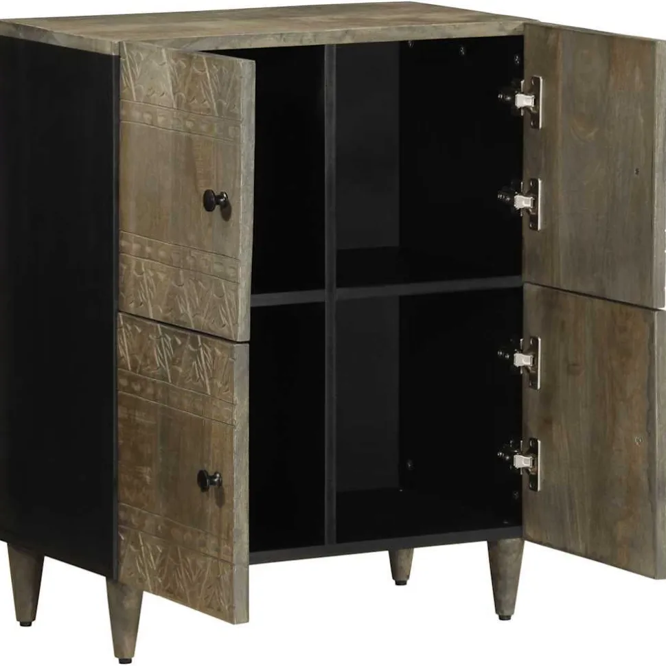 Senkki 60x33x75 cm täysi mangopuu (17818)