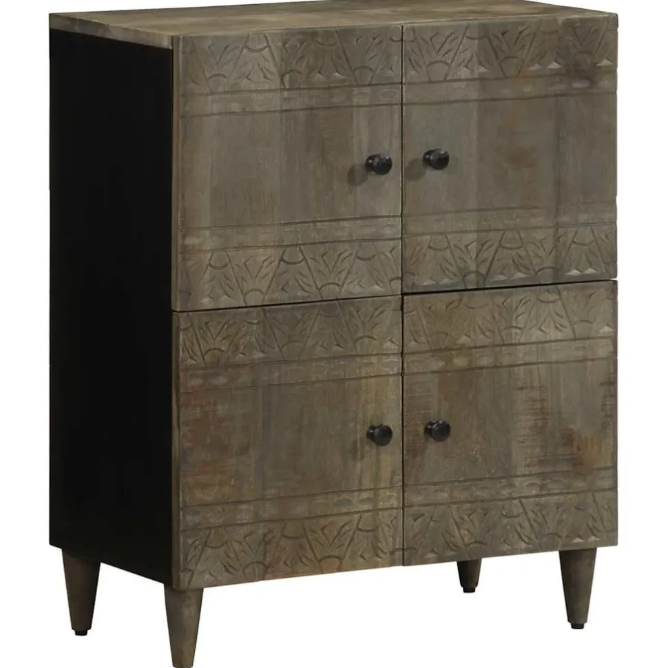 Senkki 60x33x75 cm täysi mangopuu (17818)