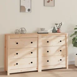 Senkki 140x35x80 cm täysi mänty (14079)