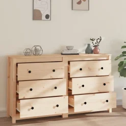 Senkki 140x35x80 cm täysi mänty (14079)