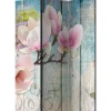 Sermi Artgeist Pink Flowers on Wood 135x172cm