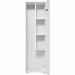 Siivouskaappi Linento Furniture Tuval 063, leveys 50cm, korkeus 176cm, valkoinen