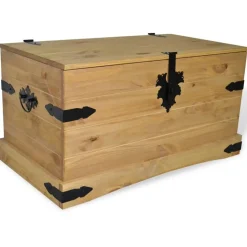 Säilytysarkku meksikon mänty corona-sarja 91x49,5x47 cm
