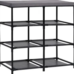 Säilytyskaappi 6 laatikolla 55x29x55 cm harmaa teräs