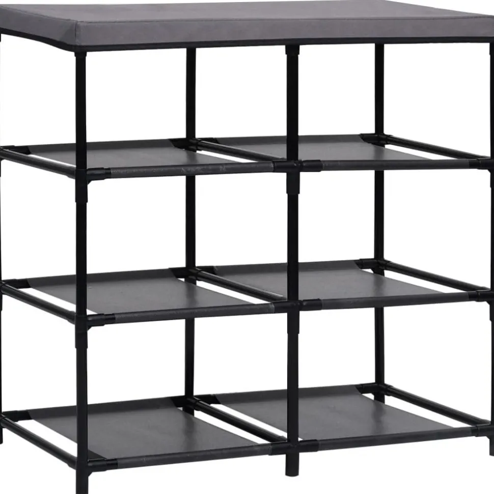 Säilytyskaappi 6 laatikolla 55x29x55 cm harmaa teräs