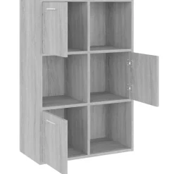 Säilytyskaappi 60x29,5x90 cm harmaa