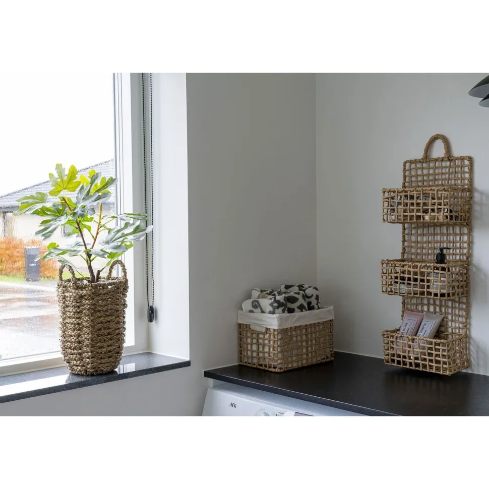 Säilytyskori House Nordic Bustelo, 2kpl, ruskea/valkoinen