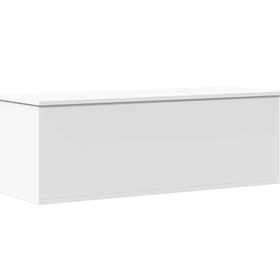 Säilytyslaatikko betoninharmaa 30x35x35 cm tekninen puu (40670)