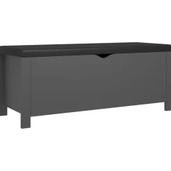 Säilytyslaatikko betoninharmaa 105x40x45 cm tekninen puu (26772)