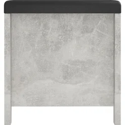 Säilytyslaatikko betoninharmaa 105x40x45 cm tekninen puu (26772)