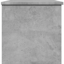 Säilytyslaatikko betoninharmaa 102x35x35 cm tekninen puu (40691)