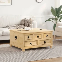 Säilytyslaatikko Corona 90x78x45 cm täysi mänty (02770)