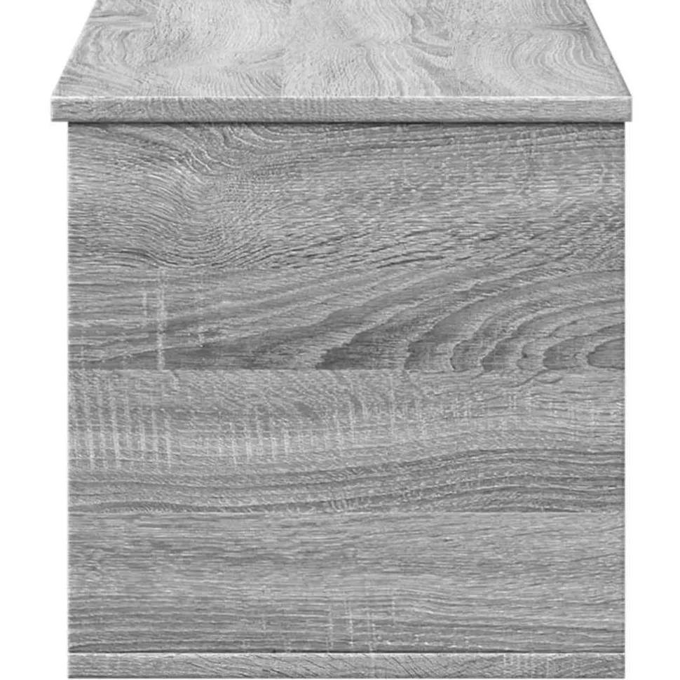 Säilytyslaatikko harmaa Sonoma 90x35x35 cm tekninen puu (40686)