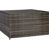 Säilytyslaatikko Home4you Wicker, 140x80x65cm, tummanruskea