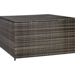 Säilytyslaatikko Home4you Wicker, 140x80x65cm, tummanruskea