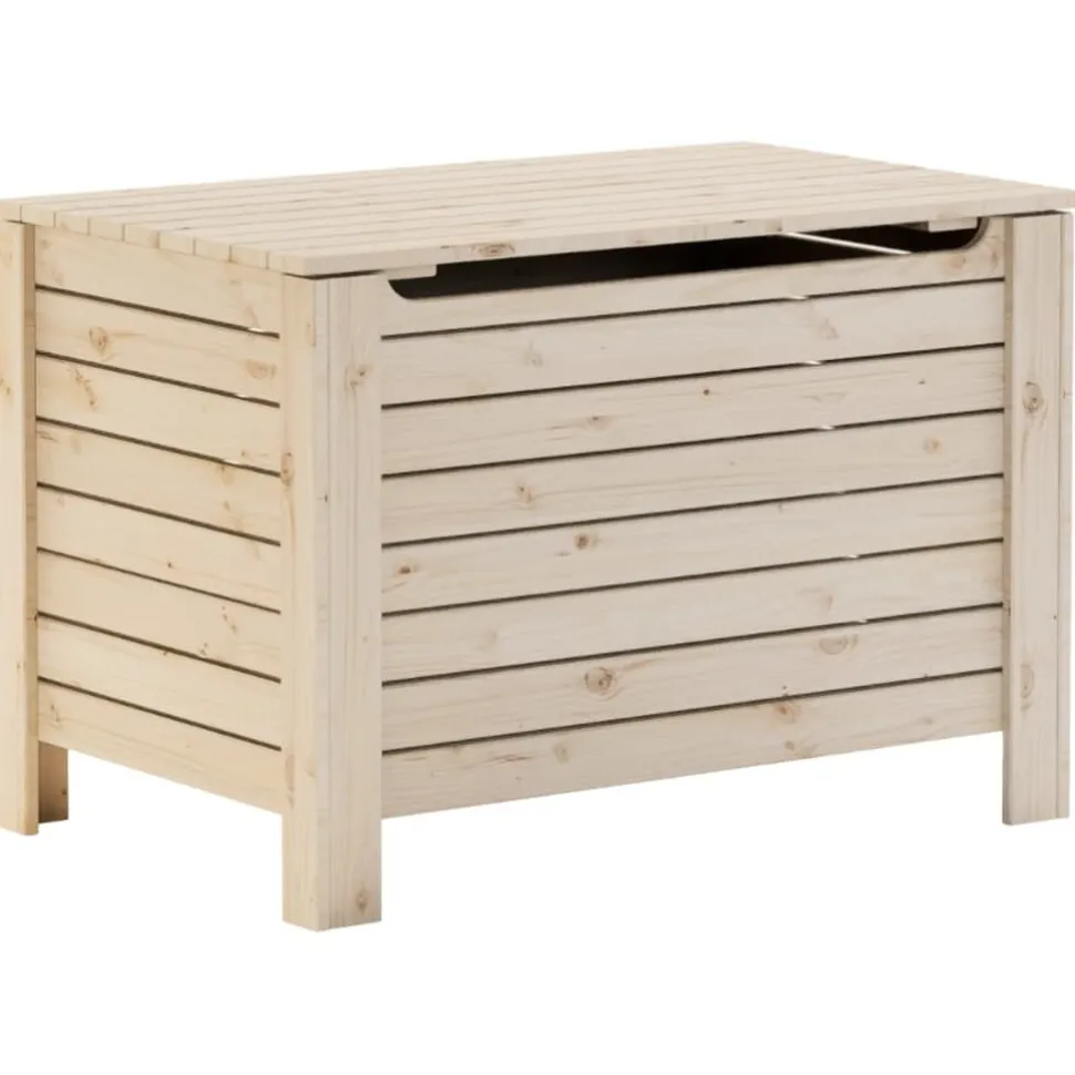 Säilytyslaatikko kannella RANA 60x49x54 cm täysi mänty (02327)