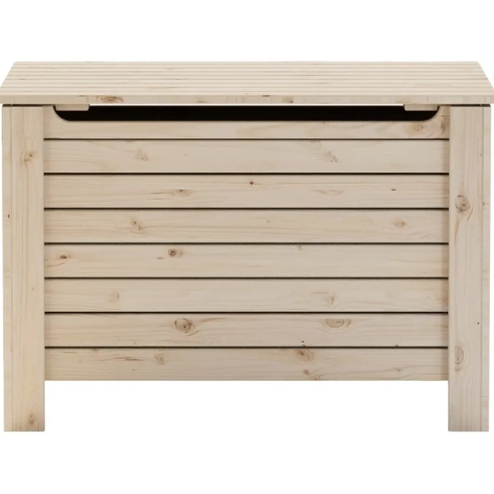 Säilytyslaatikko kannella RANA 60x49x54 cm täysi mänty (02327)
