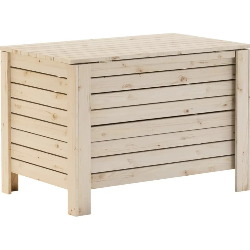 Säilytyslaatikko kannella RANA 60x49x54 cm täysi mänty (02327)