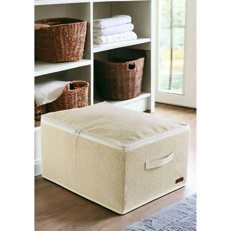 Säilytyslaatikko Linento YLC450, 42x23x34cm, kerma