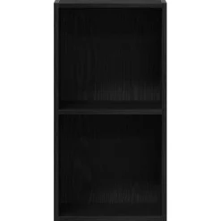 Säilytyslaatikko LP-levyille musta tammi 71x34x36 cm tekninen puu (62401)