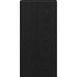 Säilytyslaatikko LP-levyille musta tammi 71x34x36 cm tekninen puu (62401)