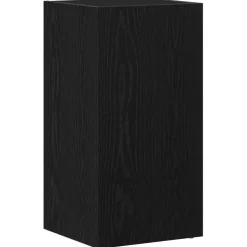 Säilytyslaatikko LP-levyille musta tammi 71x34x36 cm tekninen puu (62401)