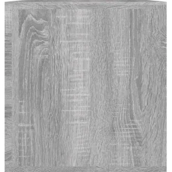 Säilytyslaatikko LP-levyille musta tammi 71x34x36 cm tekninen puu (62401)