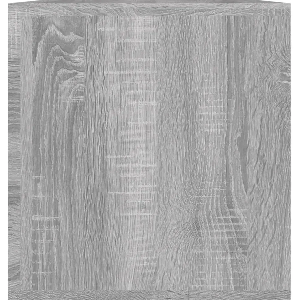 Säilytyslaatikko LP-levyille musta tammi 71x34x36 cm tekninen puu (62401)