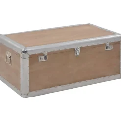 Säilytyslaatikko täysi kuusipuu 91x52x40 cm ruskea