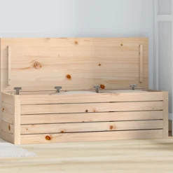 Säilytyslaatikko 59,5x36,5x33 cm täysi mänty (23614)