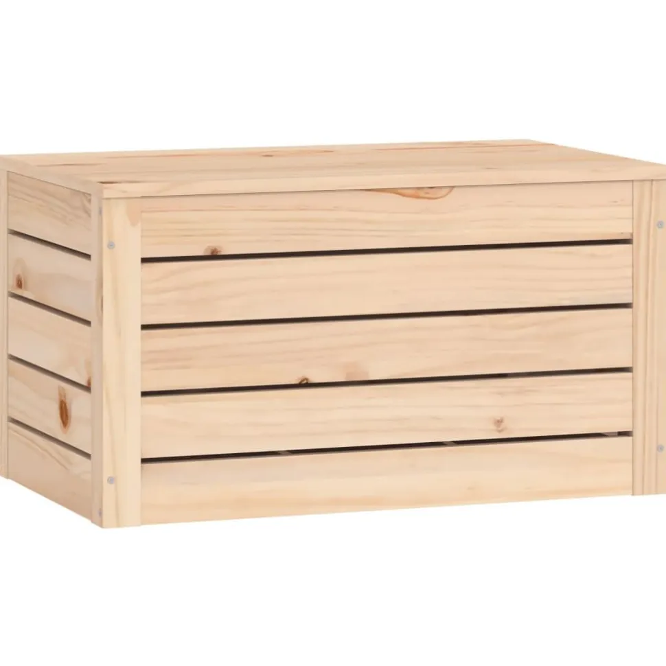Säilytyslaatikko 59,5x36,5x33 cm täysi mänty (23614)