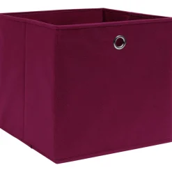 Säilytyslaatikot 4 kpl kerma 32x32x32 cm kangas