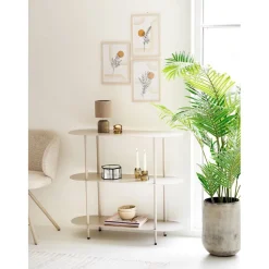 Säilytysrasia House Nordic Torpe, 2kpl, lasi/musta metalli
